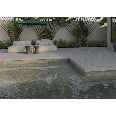 Porcelanato Capri Glacial Ma Bold Natural 20x20 Eliane