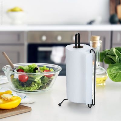 Suporte para Papel Toalha e Rolo Piatina Black Arthi