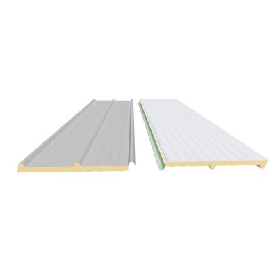 Telha Termica 1,00X4,55mx20mm Aço Cinza Lunar e Branco Neve Kingspan