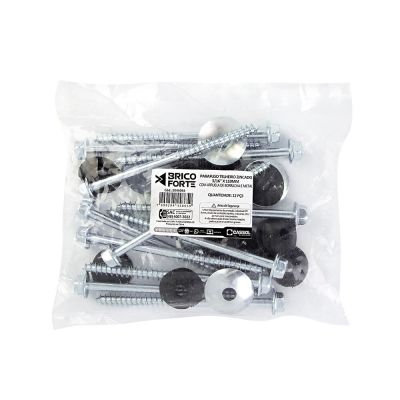 Parafuso Galvanizado 5/16"x110mm 12 Peças Brico Forte