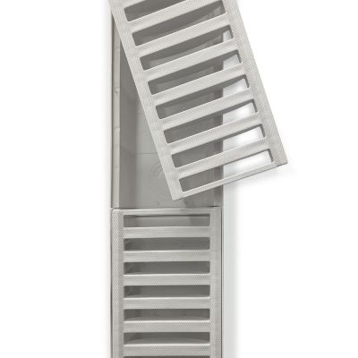 Conjunto Grelha e Caixa Coletora 14x50 Cinza Lgmais