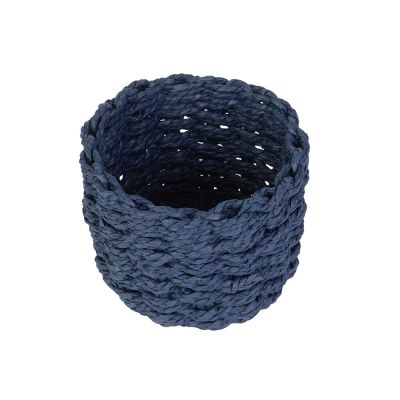 Cesta Decorativa 12cm Aurora Azul Marinho Diagonal