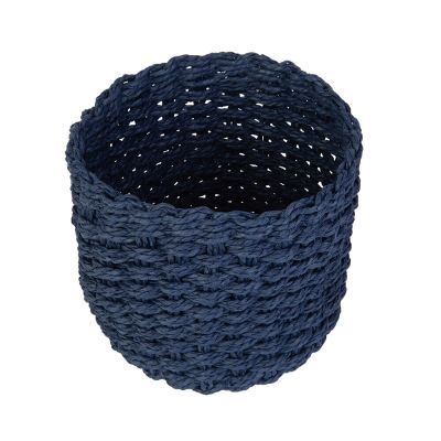 Cesta Decorativa 20cm Aurora Azul Marinho Diagonal