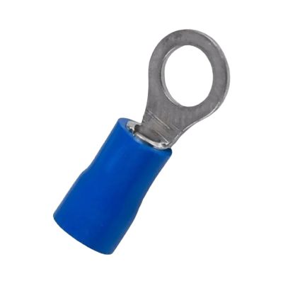 Terminal Anel 3,7mm 10 Peças Azul A Santos