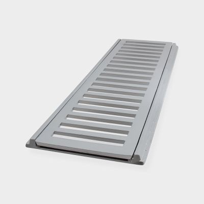 Conjunto Grelha e Porta Grelha Veicular Polido 10x100cm LGMAIS