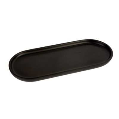 Bandeja Lumiah Preto 26,1x13,2cm Casa&ideia