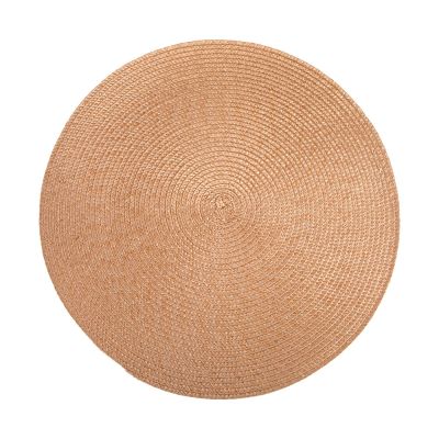 Lugar Americano Labirinto 38x38cm Taupe Redondo Casa&ideia
