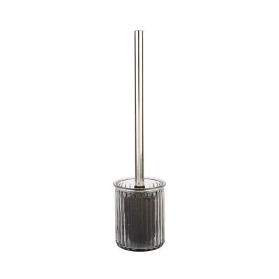 Escova Sanitária Vidro 8,8x36,5cm Fume Casa&ideia