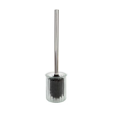 Escova Sanitária Vidro 8,8x36,5cm Transparente Casa&ideia