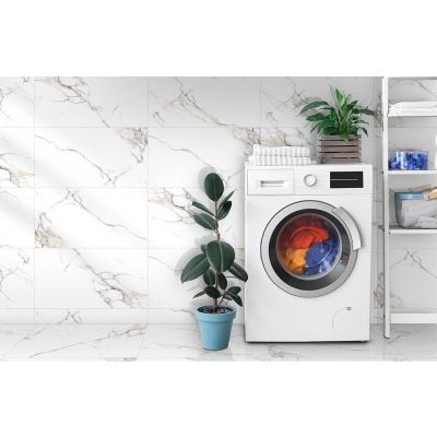 Revestimento de Parede Pr40271 Branco Cinza Retificado Classe A 40x75cm Ilhabella