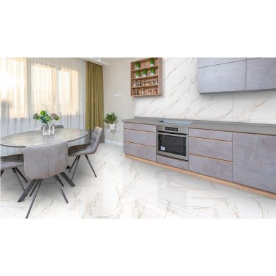 Revestimento de Parede Pr40311 Branco Avela Retificado Polido Classe A 40x75cm Ilhabella