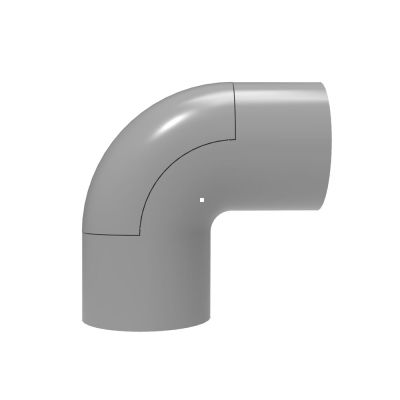 Cotovelo 90° P/tubo 3/4" Condulete Cinza Vitralux