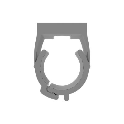 Abracadeira 3/4" Condulete  Cinza Vitralux