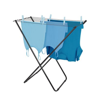 Varal de Chão 0,79m Slim Preto Mor