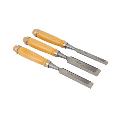 Jogo de Formões 3pcs 24,5x2,5x2,5cm Aço Brico Forte