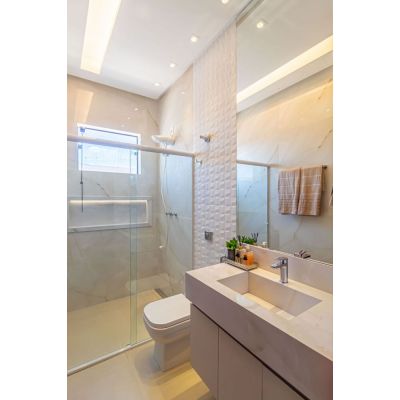 Revestimento Parede Cubic White Retificado Acetinado 30x90 Eliane