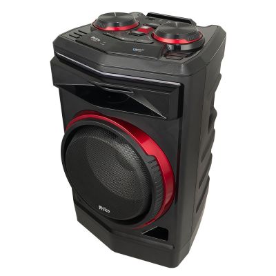 Caixa de Som Portátil 750w Pcx7100 Preto Bivolt Philco