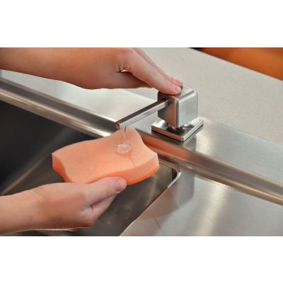 Dosador De Sabao Mesa Square Inox Tramontina