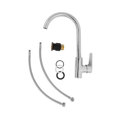 Torneira Misturador Monocomando para Cozinha de Mesa 1/2" Lizzy Cromado Addra