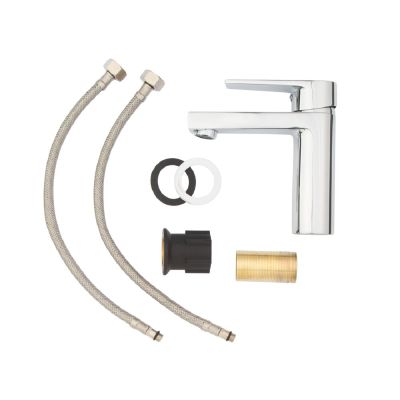 Torneira Misturador Monocomando para Banheiro de Mesa Bica Baixa 1/2" Livo Cromado Addra