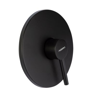 Misturador Base Monocomando para Chuveiro 1/2" Fonte Preto Addra