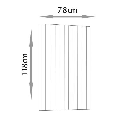 Painel Ripado Livia 78x118cm C-linea