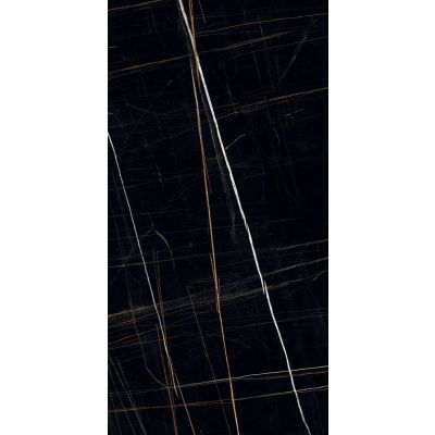 Porcelanato Laurent Preto Retificado Polido 60x120 Málaga