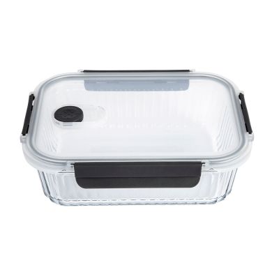 Pote Vidro Hermético 1,5l Belle Transparente Com Tampa Casa&ideia