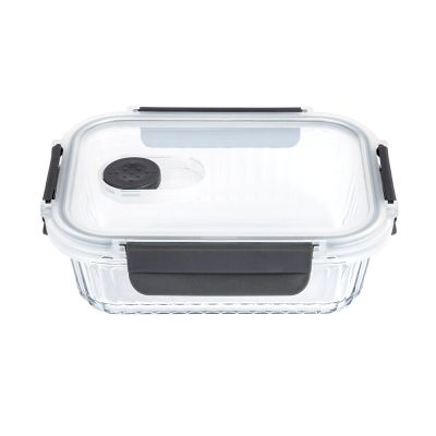 Pote Vidro Hermético 640ml Belle Transparente Com Tampa Casa&ideia