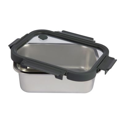 Pote Inox Hermetico 1,2l Himme Transparente Com Tampa Casa&ideia