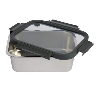 Pote Inox Hermetico 1,8l Himme Transparente Com Tampa Casa&ideia