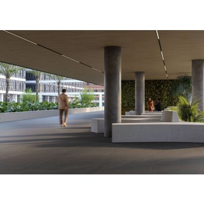 Porcelanato Cite Ita Ardosia Carbono Retificado Externo 90x90 Eliane