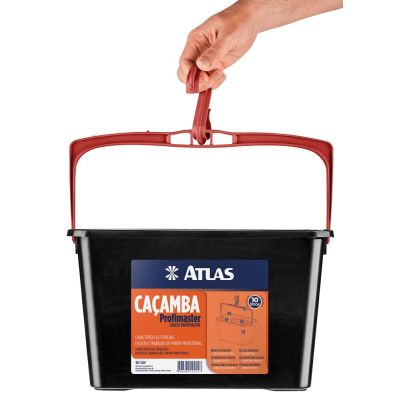 Caçamba Para Pintura 10l 610p Preto Atlas