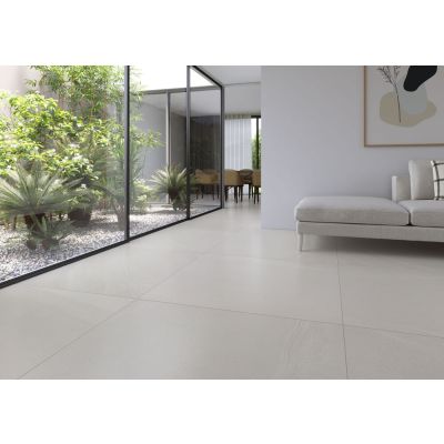 Porcelanato Khali Off White Retificado Acetinado Classe C 120x120 Eliane