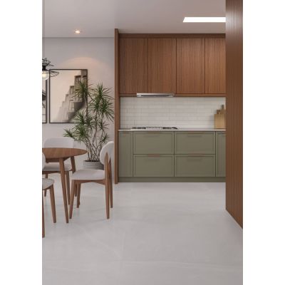 Porcelanato Khali Off White Retificado Acetinado Classe C 120x120 Eliane