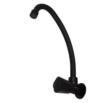 Torneira Para Cozinha De Parede 1/2" Nicole Preto Hidrofama