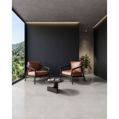 Revestimento de Parede Ripa Nero Retificado Acetinado Classe A 45x90cm Biancogres