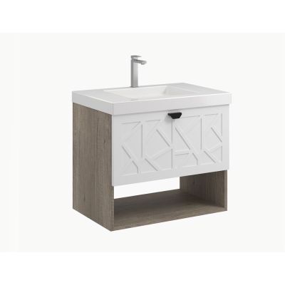 Gabinete para Banheiro MDF/MDP com Tampo Davos 60cm C-Linea