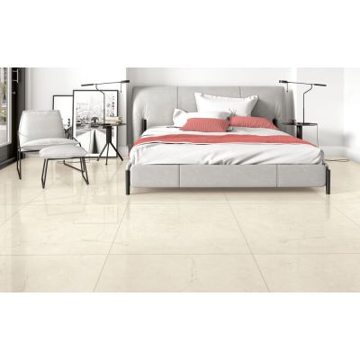 Piso Cerâmico Vênus Mármore Retificado Polido 83x83 Málaga