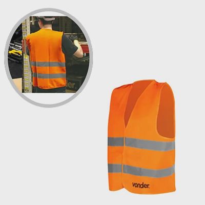 Colete Sinalização Cv101 S/bolso Laranja Vonder