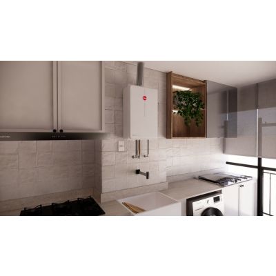 Aquecedor Passagem Gás Digital 35l/min Glp Branco Rheem