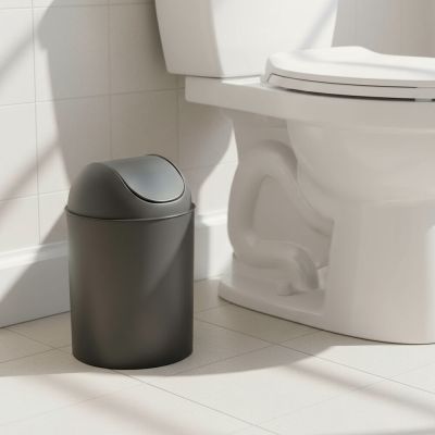 Lixeira  Basculante 5l 8135 Cinza Arthi