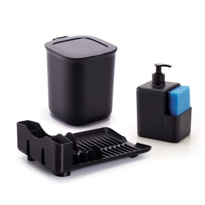 Kit Organizar Pia 2012 Preto Dasplast