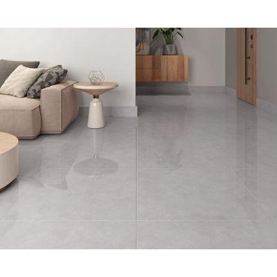 Piso Cerâmico Urban Silver Retificado Polido 74,5CM X 74,5CM Incopisos