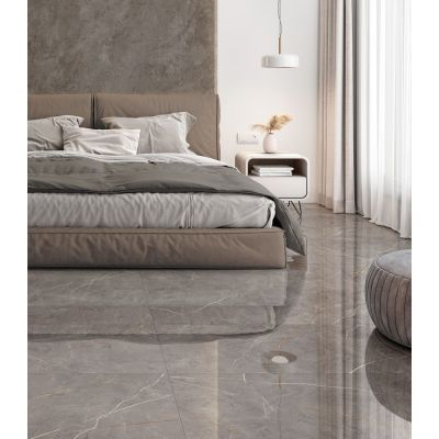 Revestimento de Parede Sevilha Gray Retificado Polido Classe A 56x113cm Incopisos