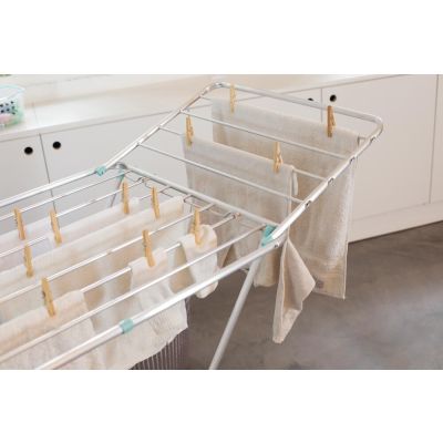 Varal Chão 1,60m Maxi com Abas Alumínio Mor