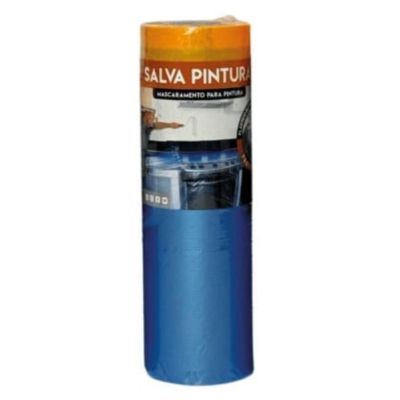 Salva Pintura 140cmx20m Salvabras  Azul Salva Piso