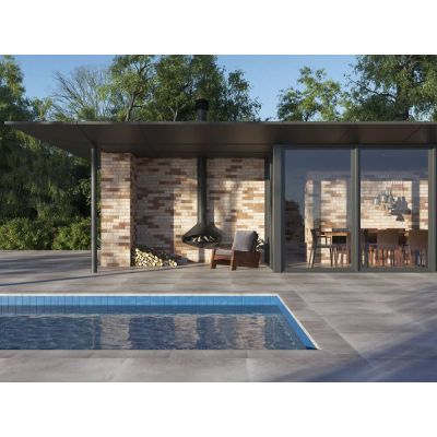 Porcelanato Nord Cement Cinza Retificado Externo 90x90 Portobello