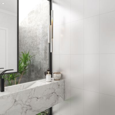 Revestimento Parede Elegance Branco Retificado Acetinado 31x60 Ilhabella