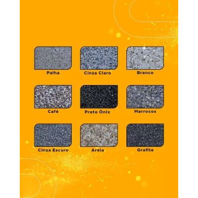 Granffino Revestimento Pedras Naturais Preto Onix 20kg Hydronorth